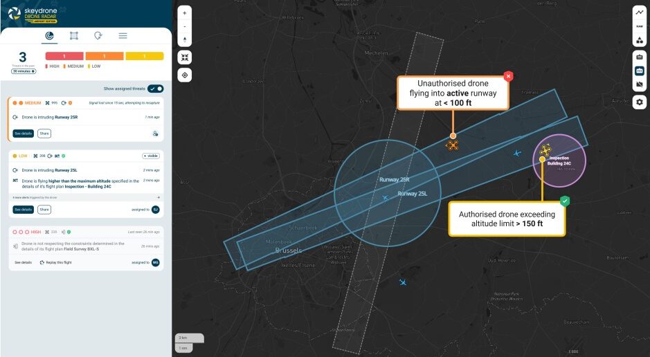 SkeyDrone Launches RunwaySafe: Intelligent Drone Threat Assessment for Airports