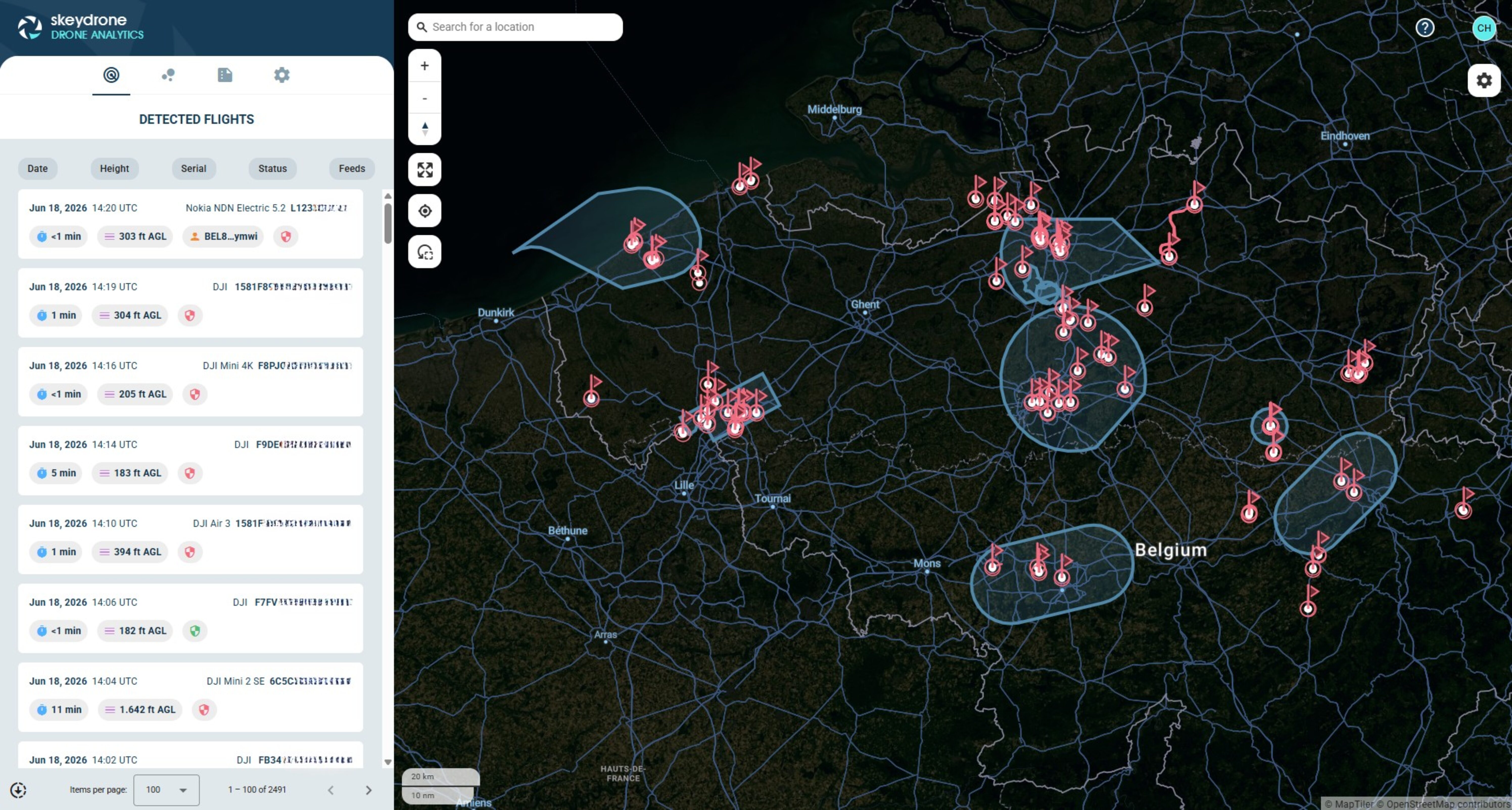 SkeyDrone — flight analytics