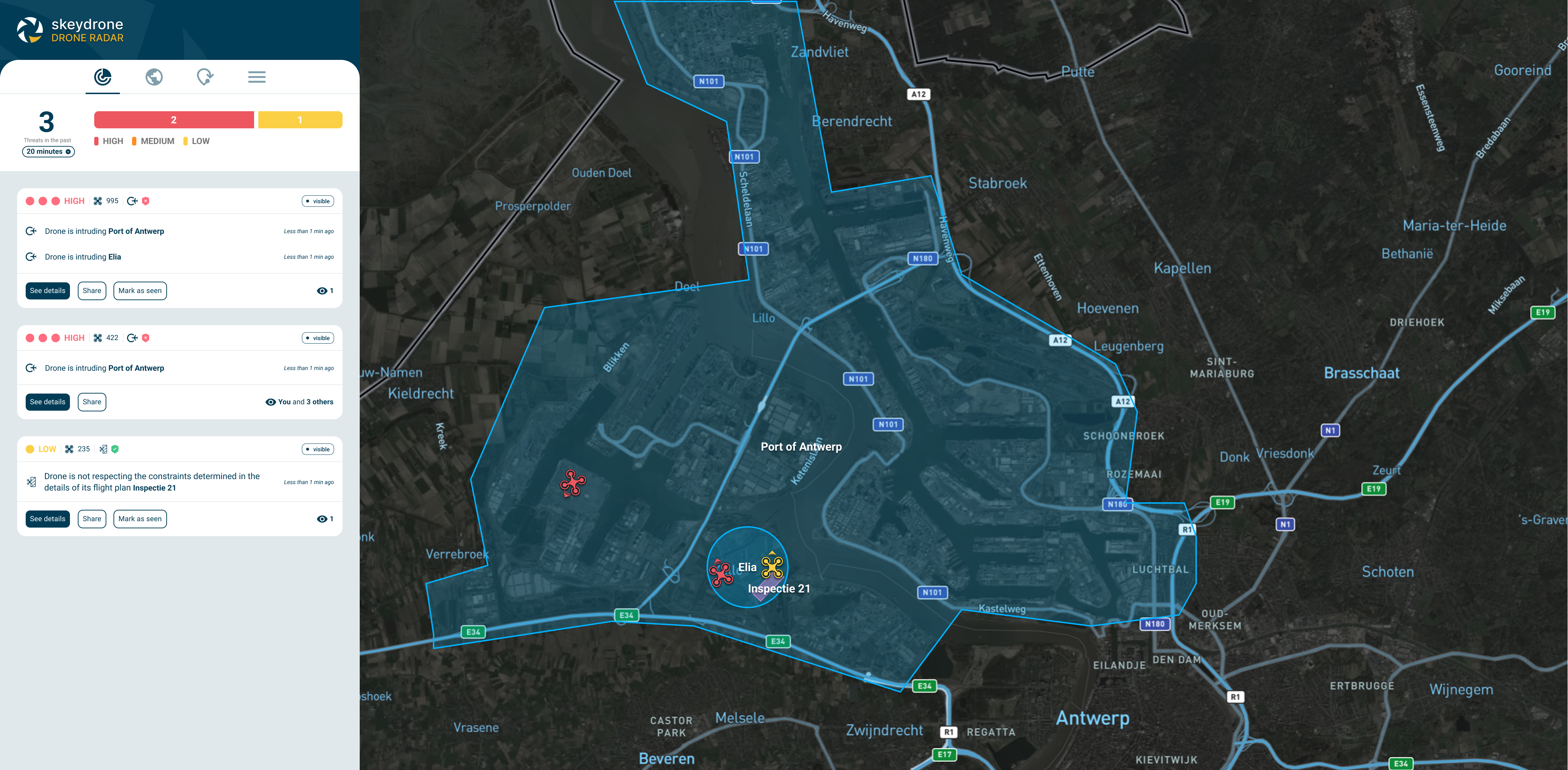 SkeyDrone — active threats